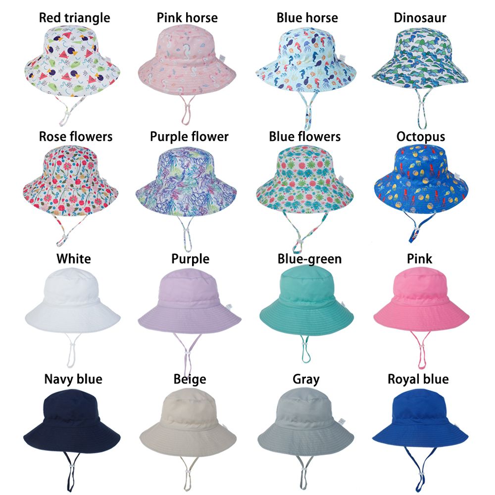Summer Boys Girls Neck Ear Cov - Sun Hat Wide Brim บทวิจารณ์และราคา