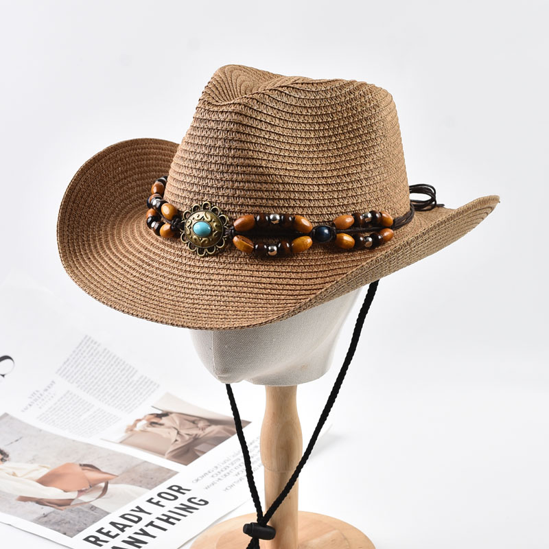 Straw Western Cowboy Hat For W - Cowboy Hat Straw บทวิจารณ์และราคา
