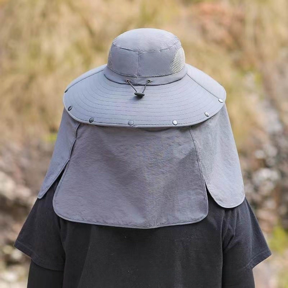 Removable Cloth Men Sun Hat Bi - Visor Sun Hat บทวิจารณ์และราคา