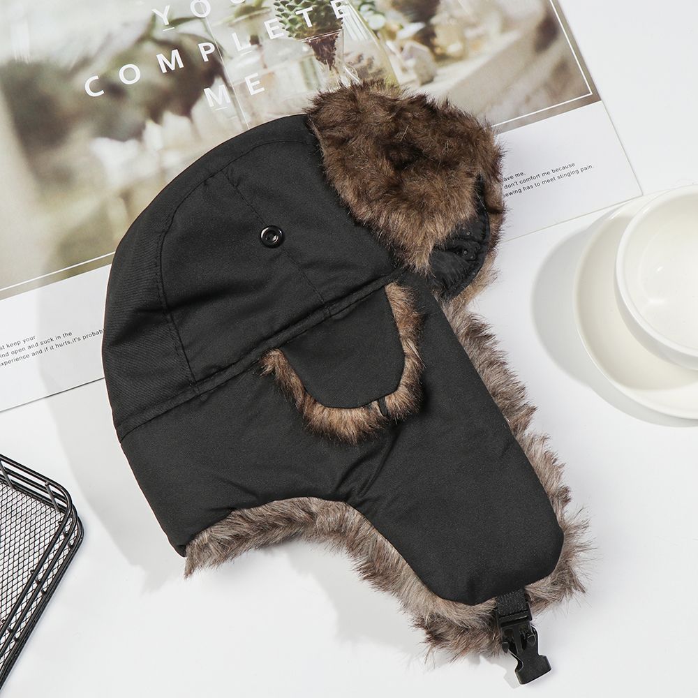 Warm Earflap Trapper Ski Hat W - Winter Trapper Hat บทวิจารณ์และราคา