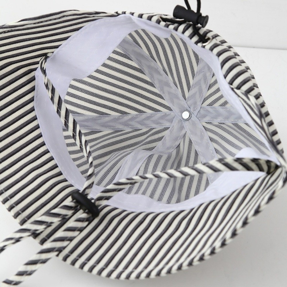 New Striped Baby Bucket Hat Ad - Sun Hat Wide Brim บทวิจารณ์และราคา