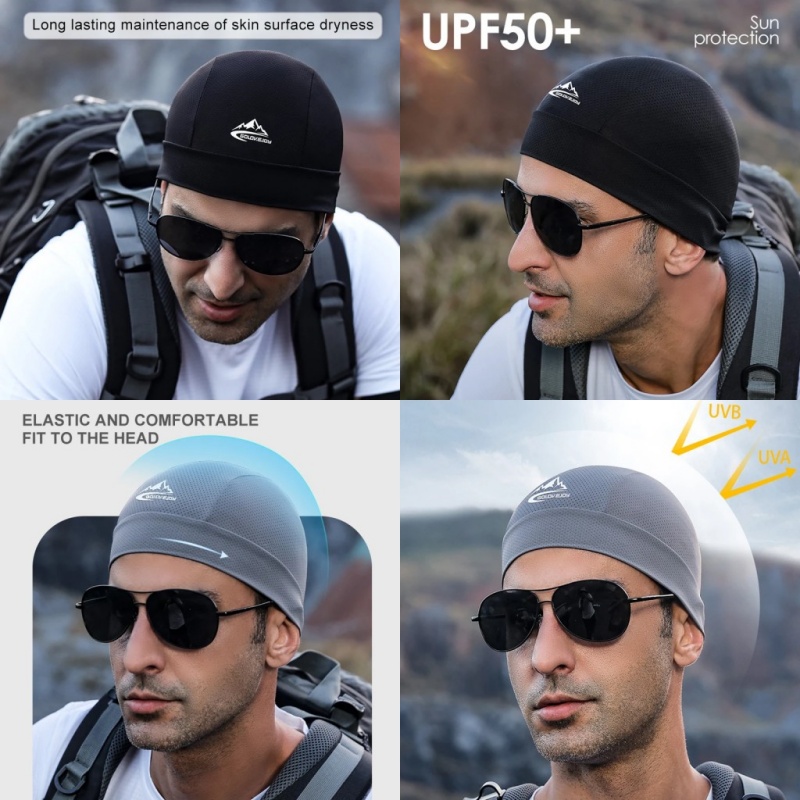 Summer Ice Silk Quick Dry Brea - Skull Cap Helmet Liner บทวิจารณ์และราคา