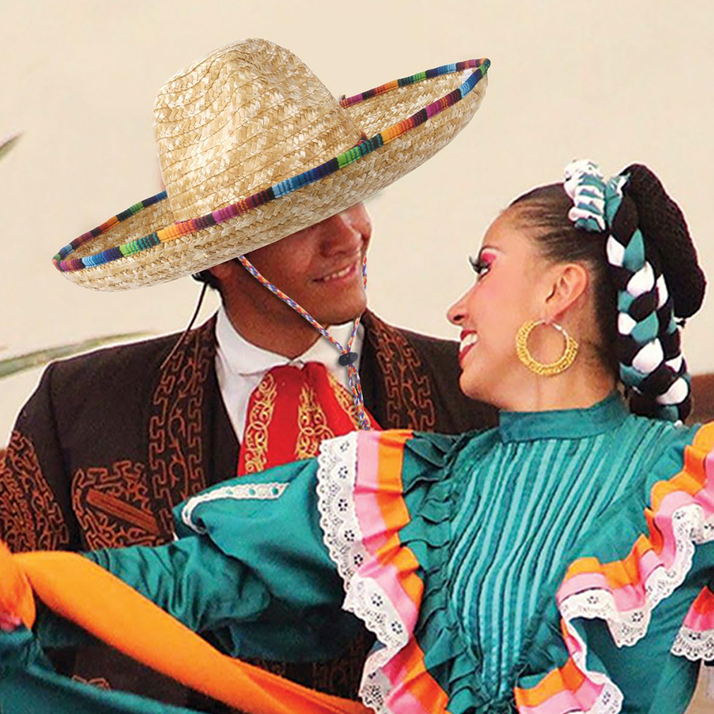 Mexican Sombrero Hat Straw Wea - Sun Hat Wide Brim บทวิจารณ์และราคา