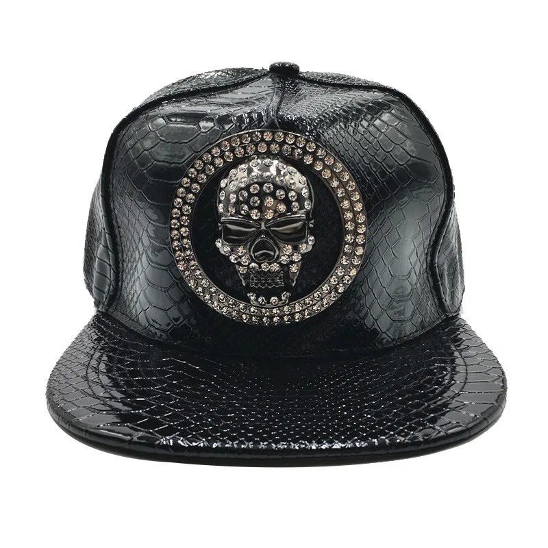 Brand Oohmy Men Women PU Leath - Snapback Hat Flat บทวิจารณ์และราคา