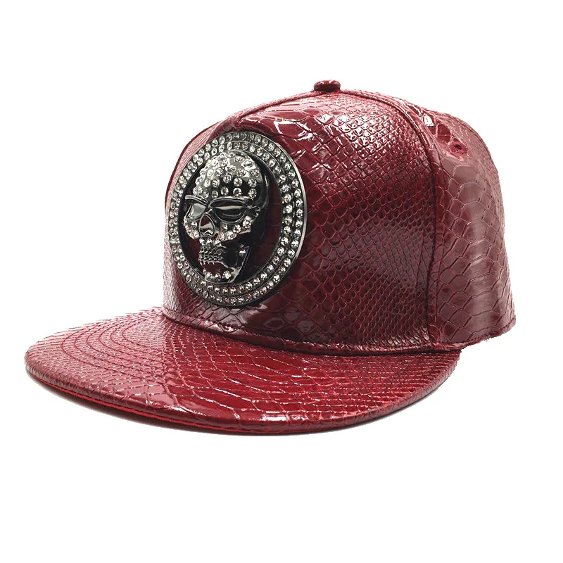 Brand Oohmy Men Women PU Leath - Snapback Hat Flat บทวิจารณ์และราคา