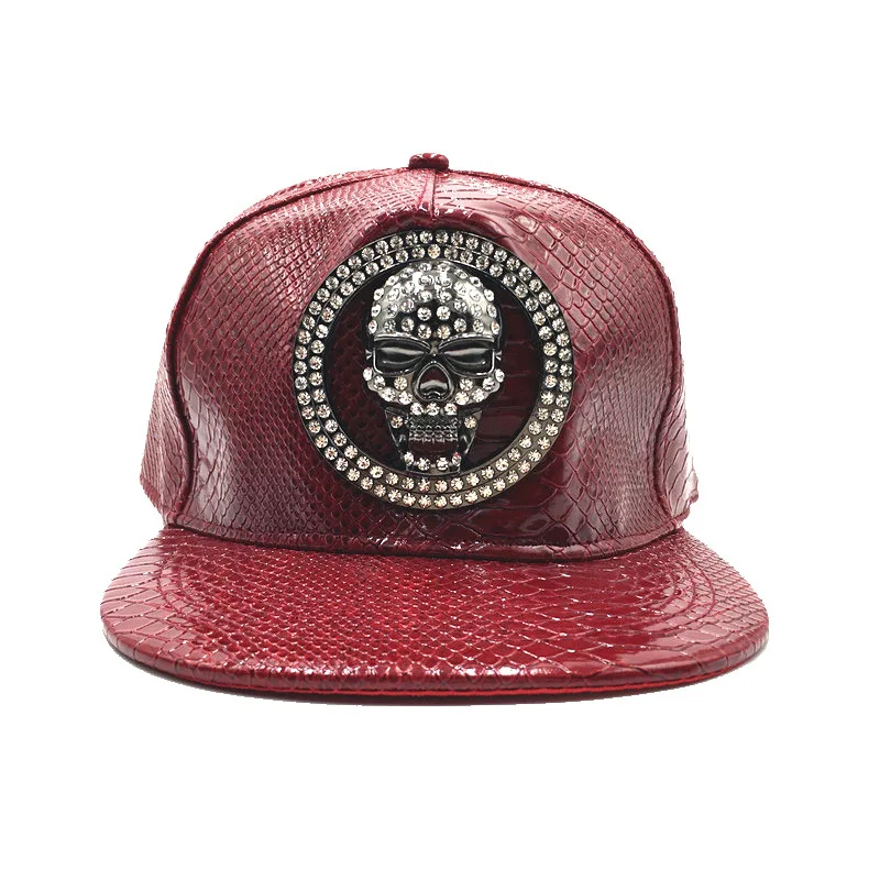 Brand Oohmy Men Women PU Leath - Snapback Hat Flat บทวิจารณ์และราคา