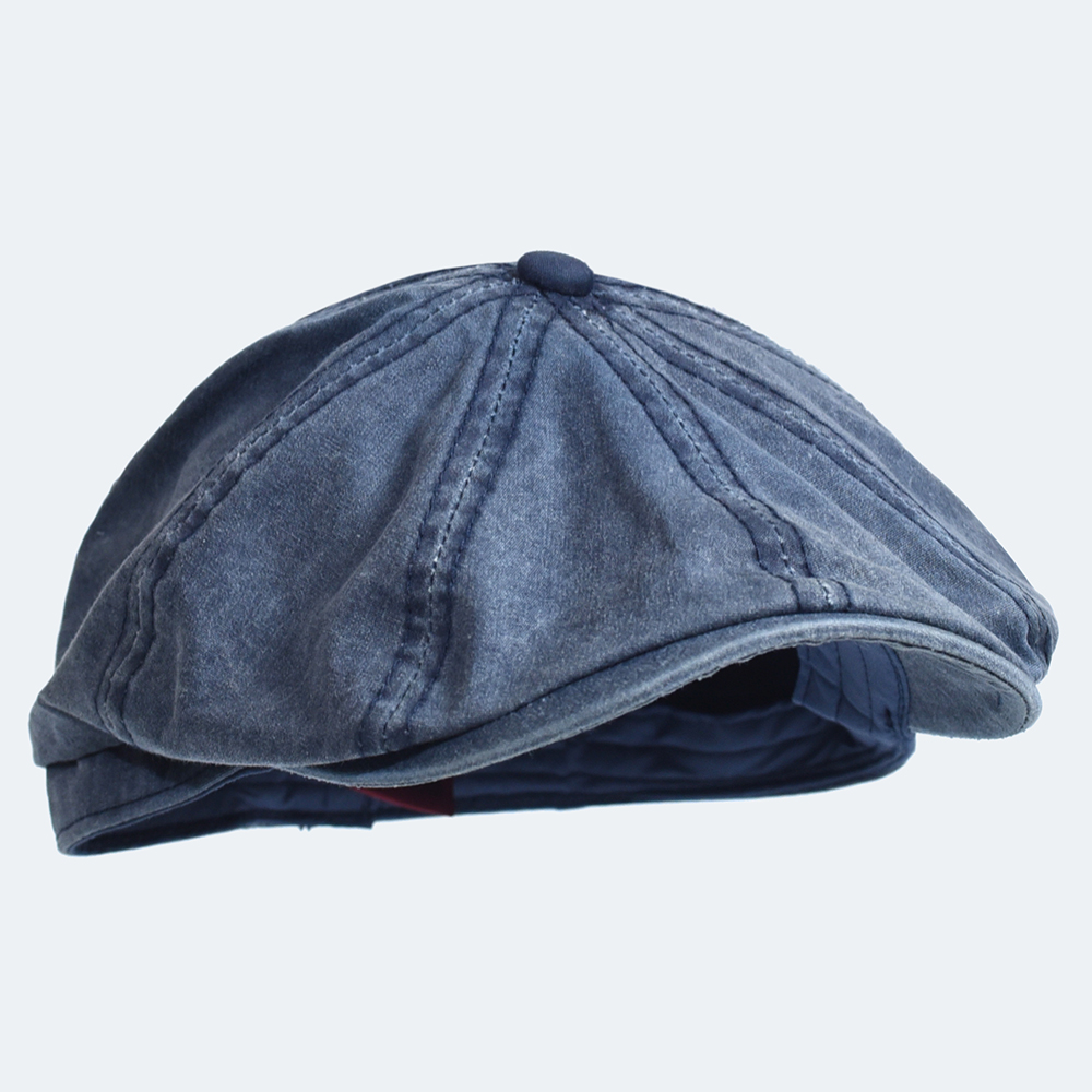 Washed Cotton Newsboy Cap Peak - Newsboy Cap Ivy บทวิจารณ์และราคา
