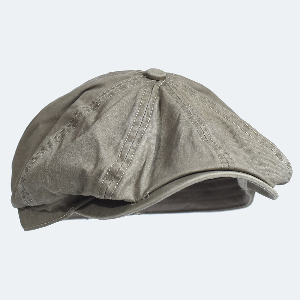 Washed Cotton Newsboy Cap Peak - Newsboy Cap Ivy บทวิจารณ์และราคา