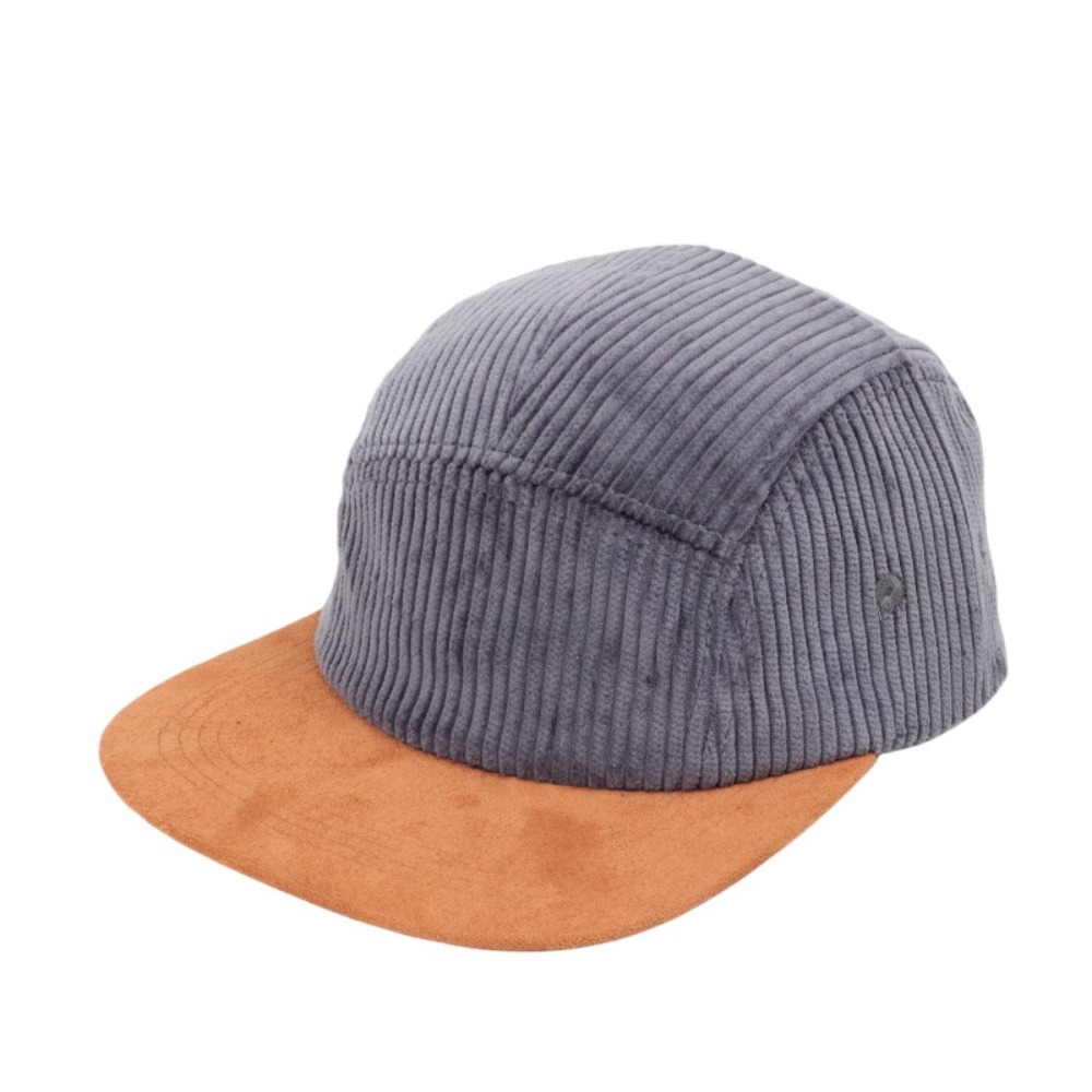 Versatile Retro Flat Brim Base - Corduroy Cap 5 Panel บทวิจารณ์และราคา
