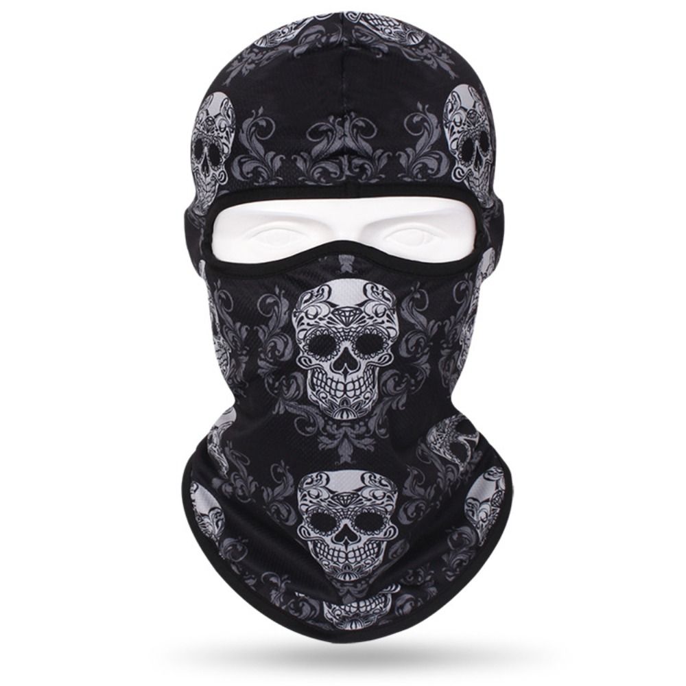 Helmet Liner Skull Print Wind  - Skull Cap Helmet Liner บทวิจารณ์และราคา