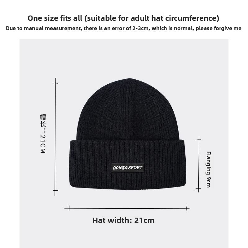1pc Winter Warm Beanie for Men - Beanie Cuffed Knit บทวิจารณ์และราคา